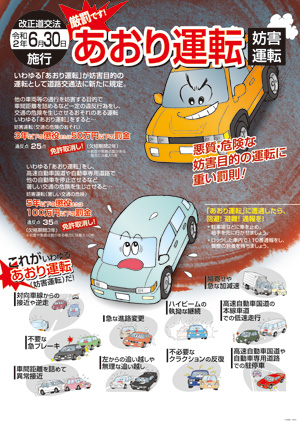 あおり 運転 ポスター